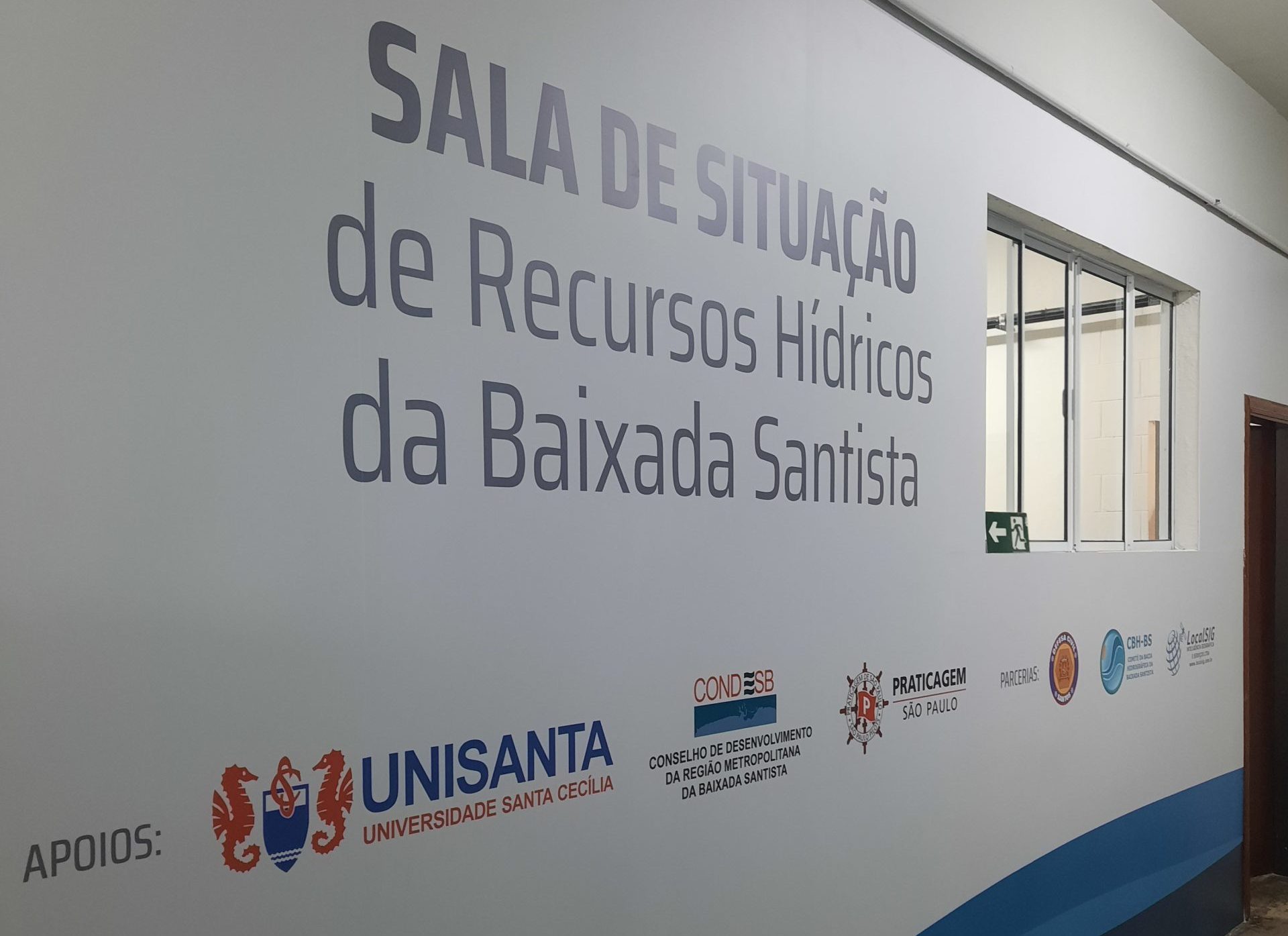 Inauguração da nova Sala de Situação de Recursos Hídricos da Baixada Santista
